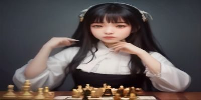 国产 lolita 品牌 Chess Story 与知名插画师联名款发布，印花精美，展示于白色展台上