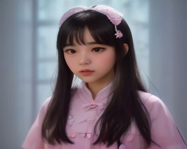 日本原宿街头身着经典 lolita 蓬蓬裙的少女，手持阳伞，背景是复古砖墙与盛开的玫瑰，展现 lolita 文化的起源地风貌