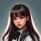 lolita 研究专家林晓薇，资深甜系爱好者，身着粉色 lolita 裙装微笑，专业亲切