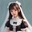 lolita 社群活跃者花园漫步Sora的头像，户外 lolita 造型清新自然